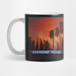 Beaking News California Fire Mug